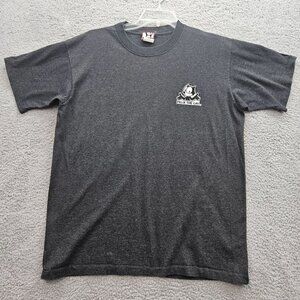 Felix The Cat Graphic T-Shirt M/L Made In USA Charcoal Gray Cotton Blend